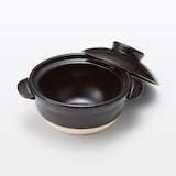 萬古焼　こなべ　黒釉