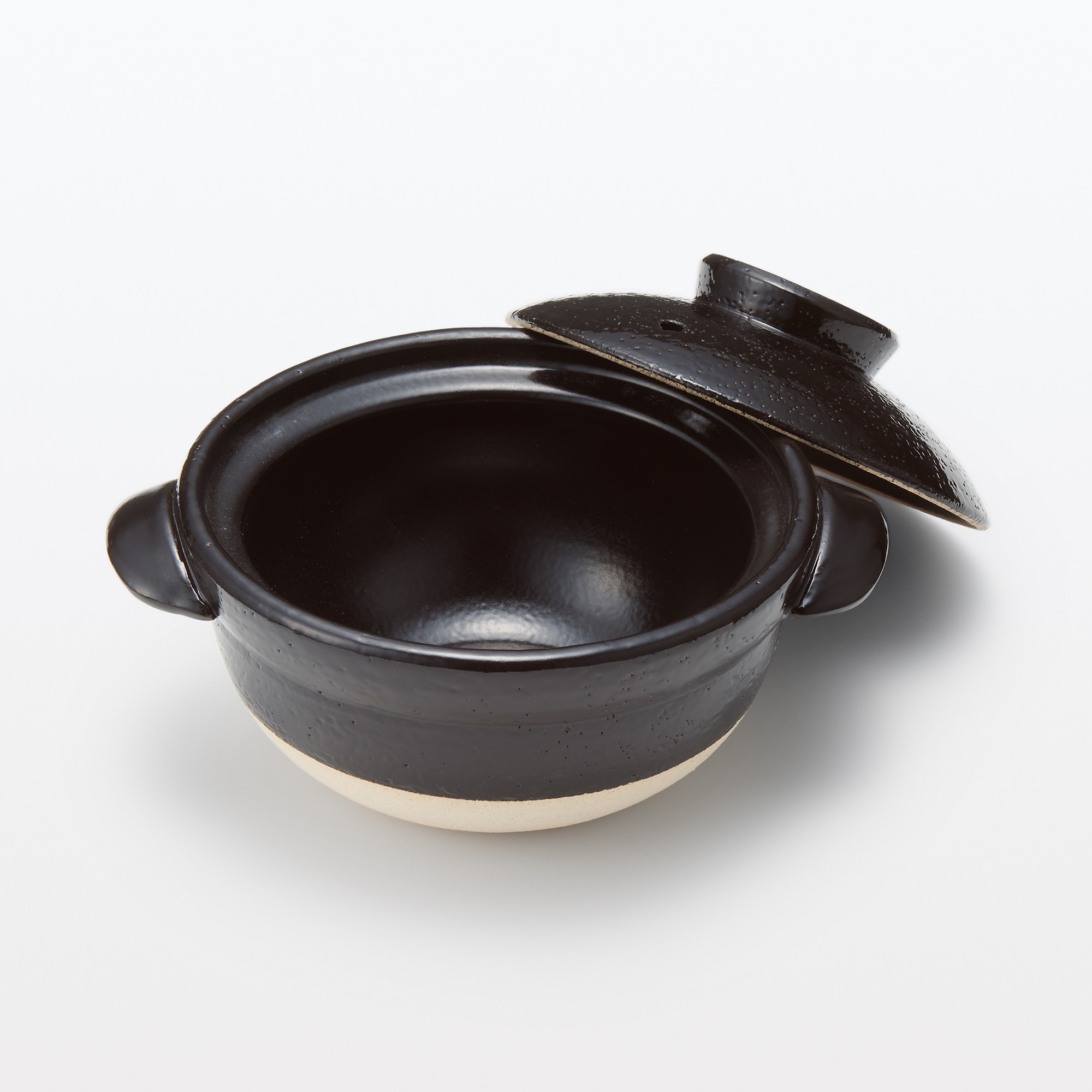 萬古焼　こなべ　黒釉