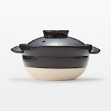 萬古焼　こなべ　黒釉