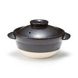 萬古焼　こなべ　黒釉