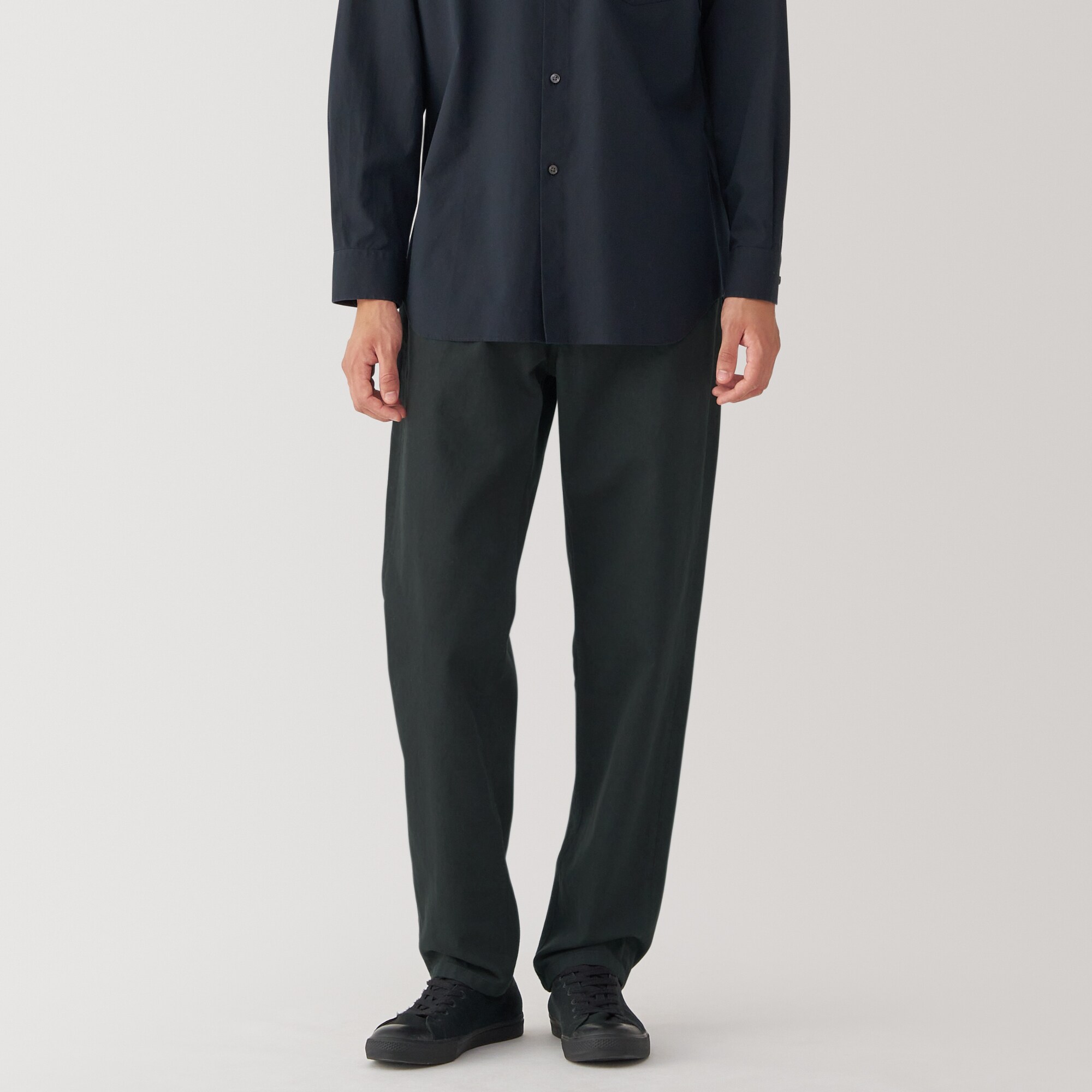 紳士　和紙混５ポケットパンツ