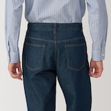 紳士　和紙混デニム５ポケットパンツ