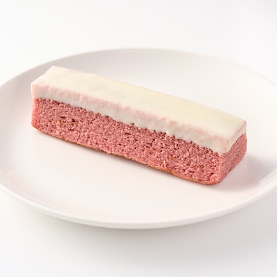 不揃いバウム　ホワイトチョコがけいちご