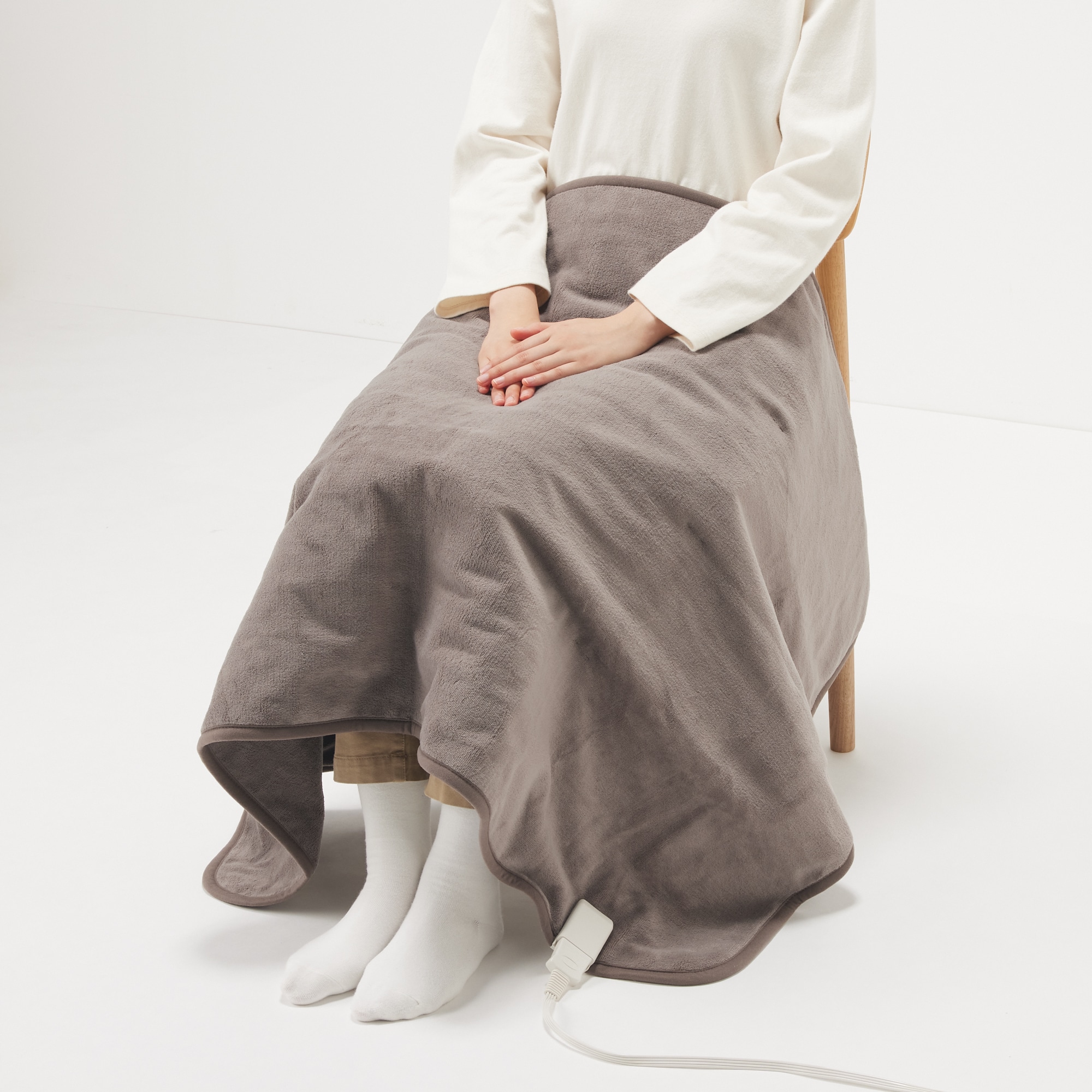 羽織れる電気ブランケット