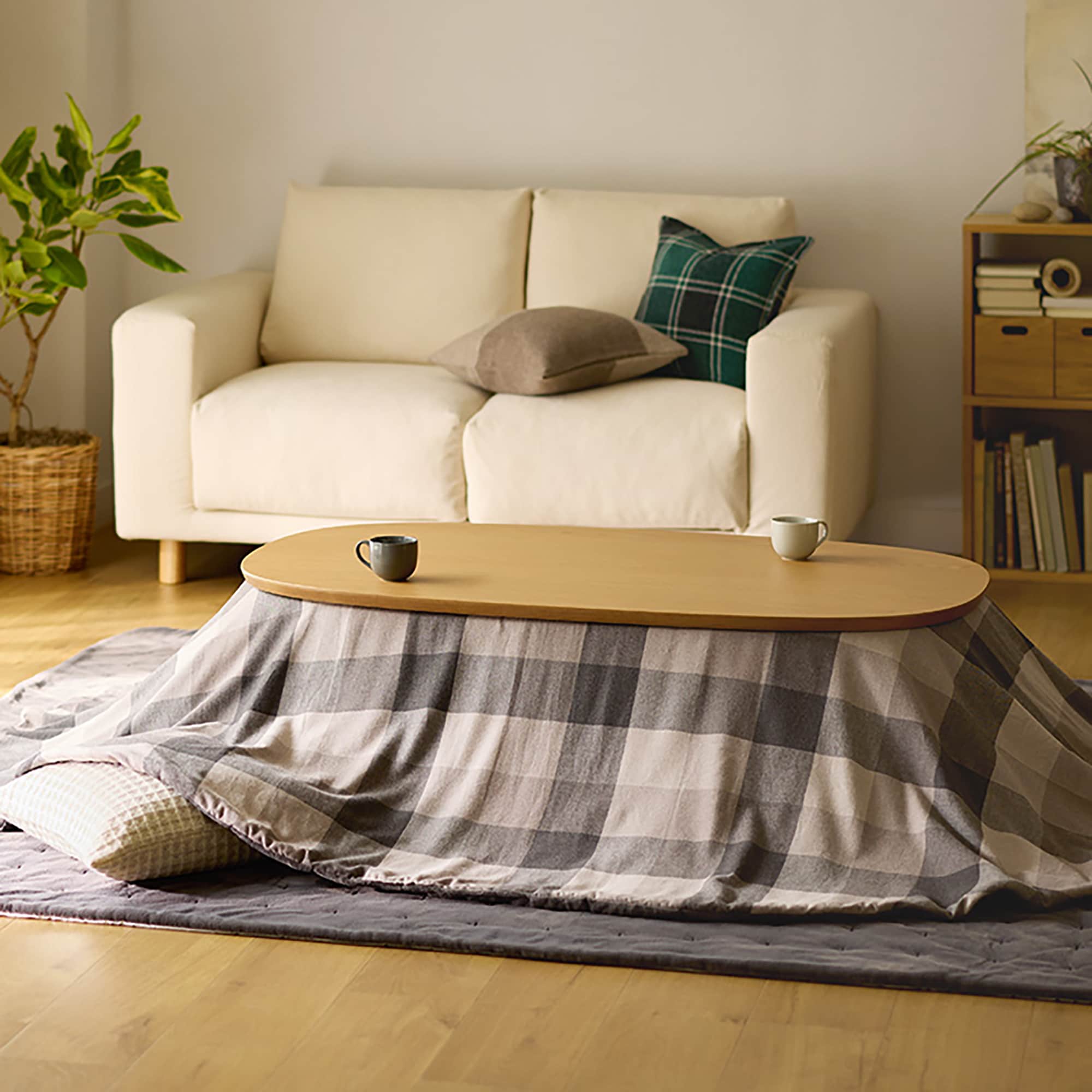 こたつにもなるローテーブル　大