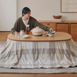 こたつにもなるローテーブル　大