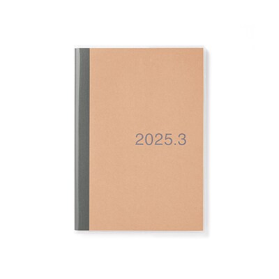 【Ａ５】月曜始まりマンスリースケジュール帳・２０２５年３月始まり