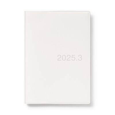 【Ｂ６】月曜始まりマンスリー／ウィークリースケジュール帳・２０２５年３月始まり