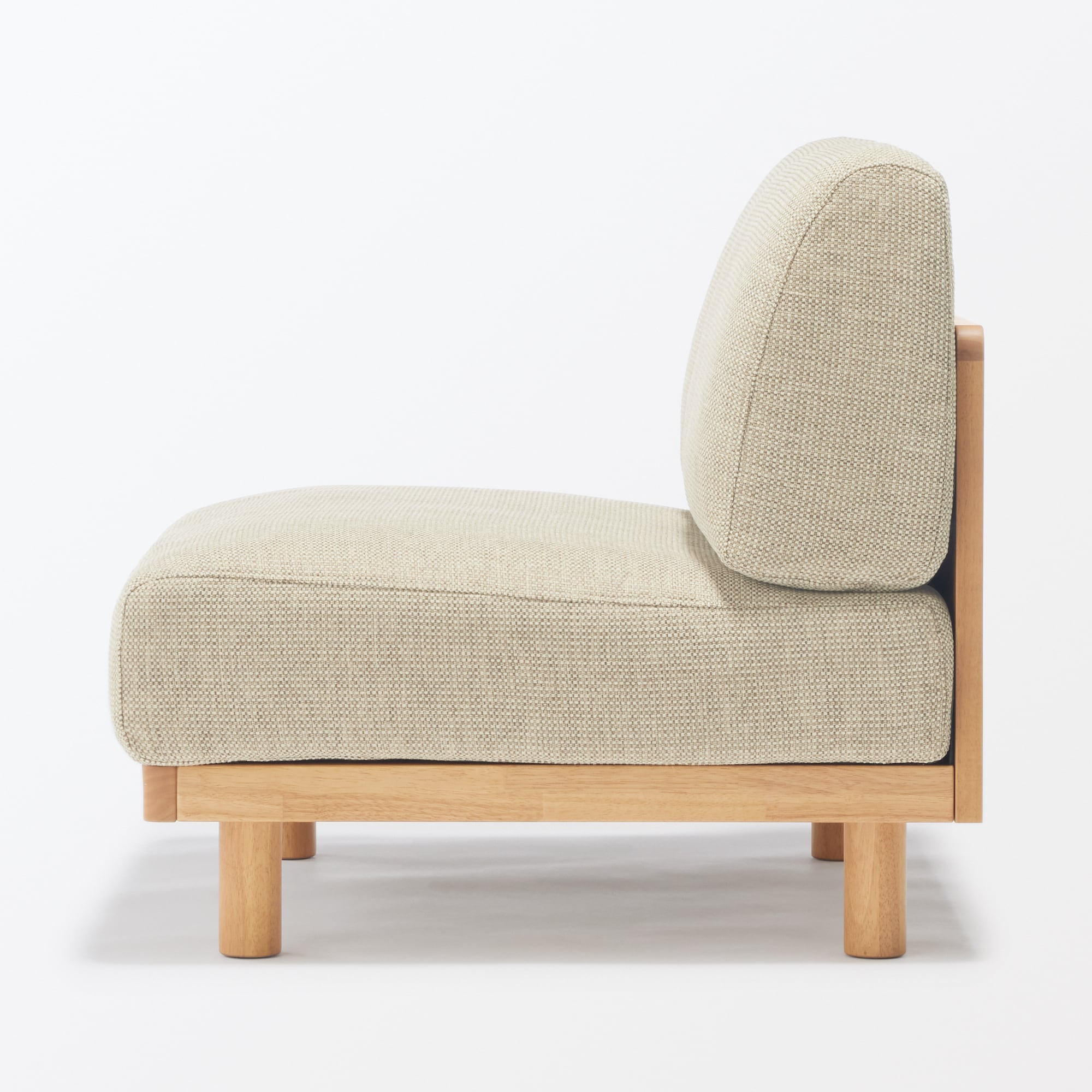 n*i様 【即購入歓迎】無印良品｜ゆったり座れるアームレスソファ ベージュ 無印のゆったり座れるアームレスソファ