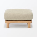 【パーツ】ゆったり座れるアームレスソファオットマン用カバー　ポリエステル平織