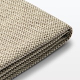 【パーツ】ゆったり座れるアームレスソファオットマン用カバー　ポリエステル平織