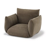 リクライニング　フロアソファ　１シーター　ブラウン