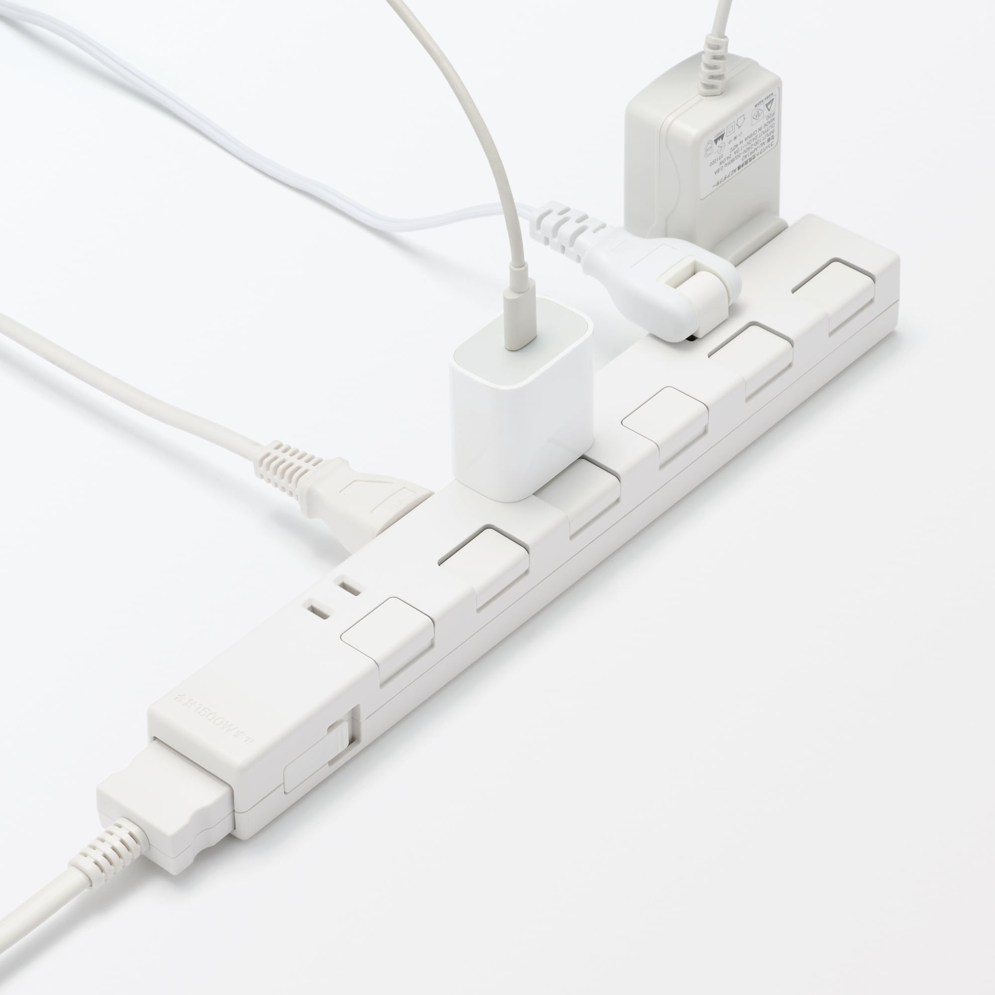 ジョイントタップ　ロック付　コンセント６個口　個別スイッチタイプ