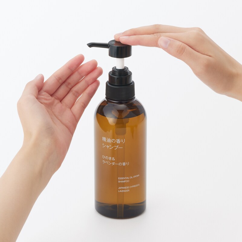 精油の香り　シャンプー　ひのき＆ラベンダーの香り