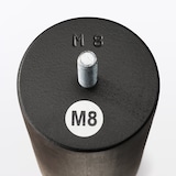 木製脚　１２ｃｍ　ブラウン（Ｍ８）