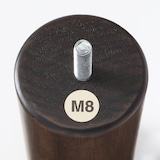 木製脚　１２ｃｍ　ブラウン（Ｍ８）