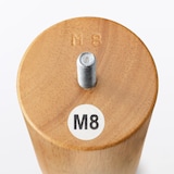 木製脚　２０ｃｍ　ナチュラル（Ｍ８）