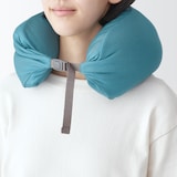 二重編みフィットするネッククッション