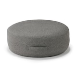 空気でできたフロアクッション　ポリエステル　チャコール