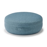 空気でできたフロアクッション　ポリエステル　ネイビー