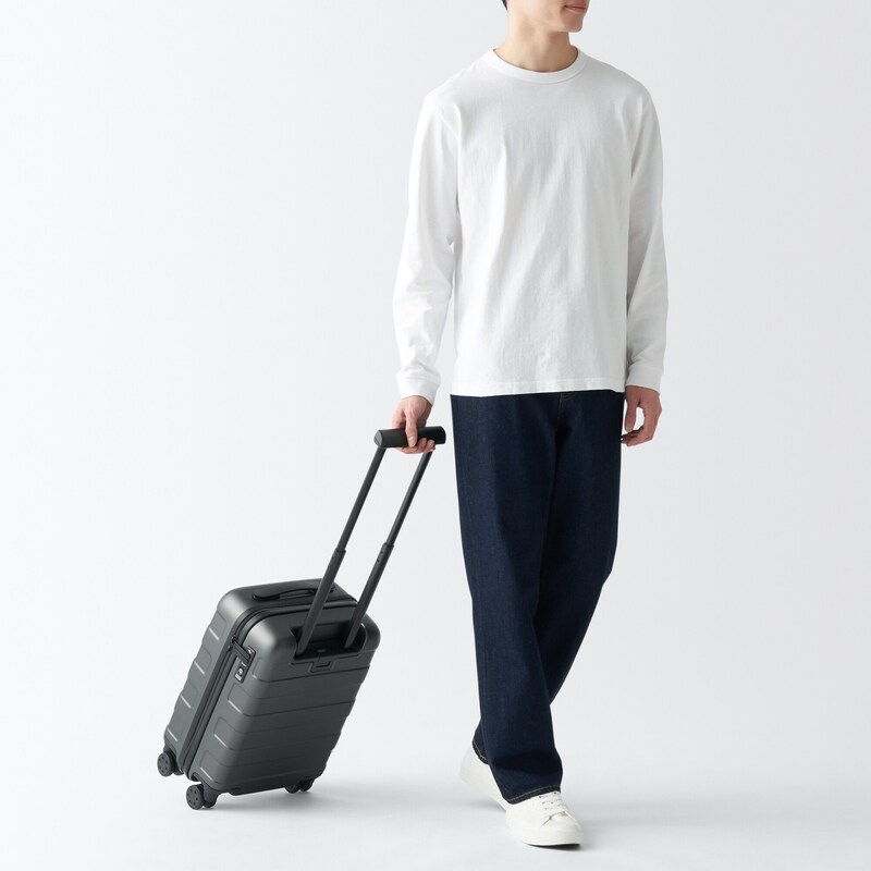 バーを自由に調節できる ハードキャリーケース（20L） | 無印良品