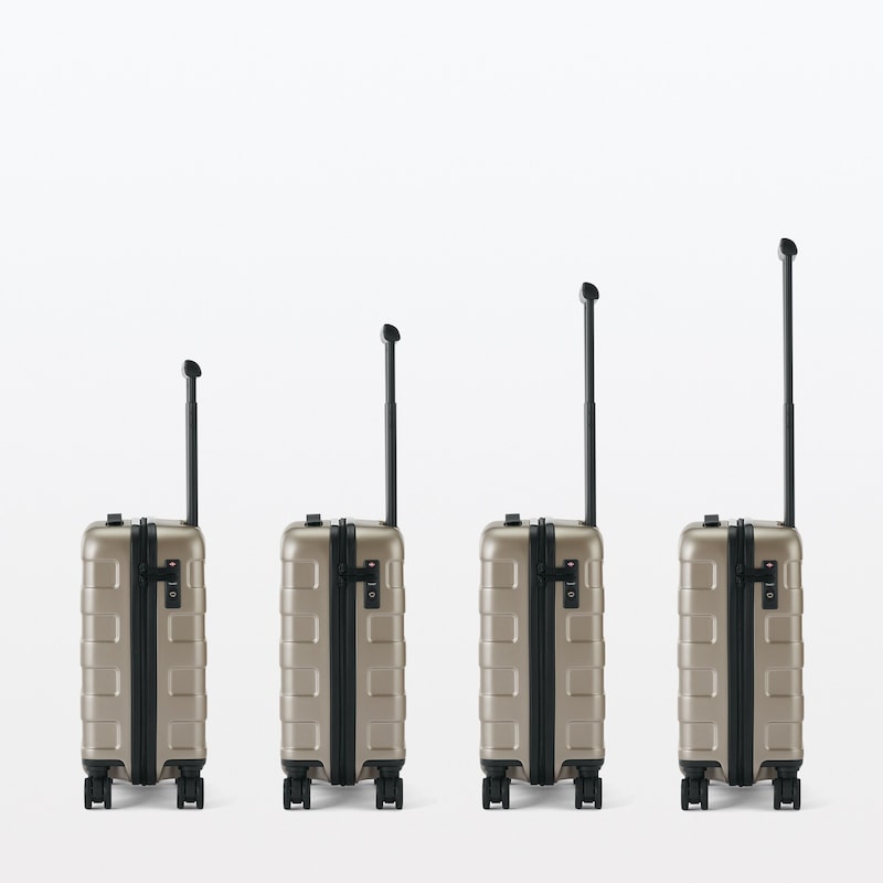 バーを自由に調節できる ハードキャリーケース（20L） | 無印良品 