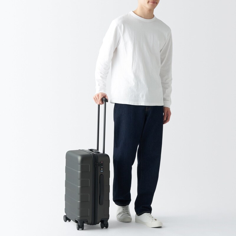 バーを自由に調節できる ハードキャリーケース（36L） | 無印良品