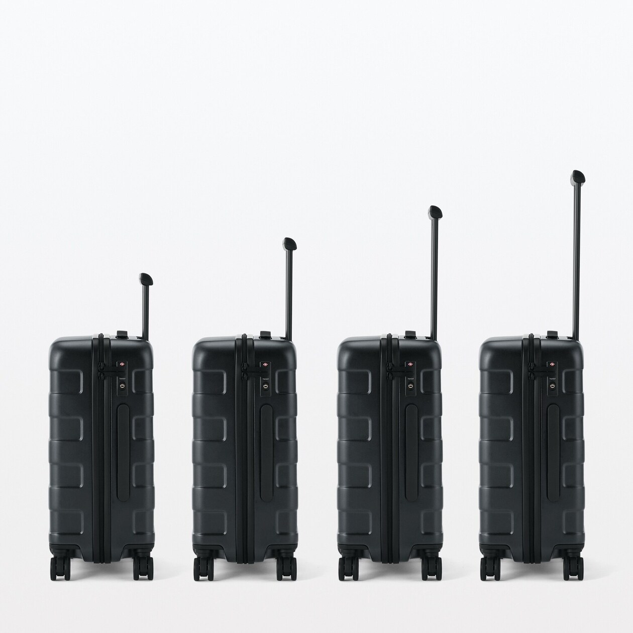 バーを自由に調節できる ハードキャリーケース（36L） | 無印良品