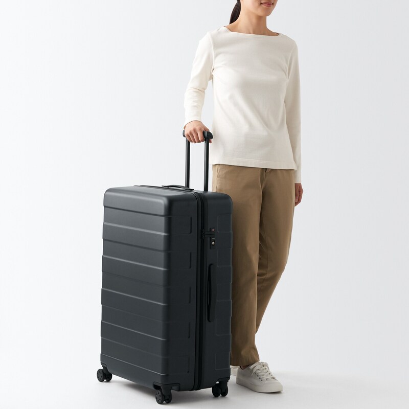 バーを自由に調節できる ハードキャリーケース（105L） | 無印良品