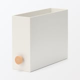 引き出しやすくなる　つまみ　丸型　ファイルボックス用