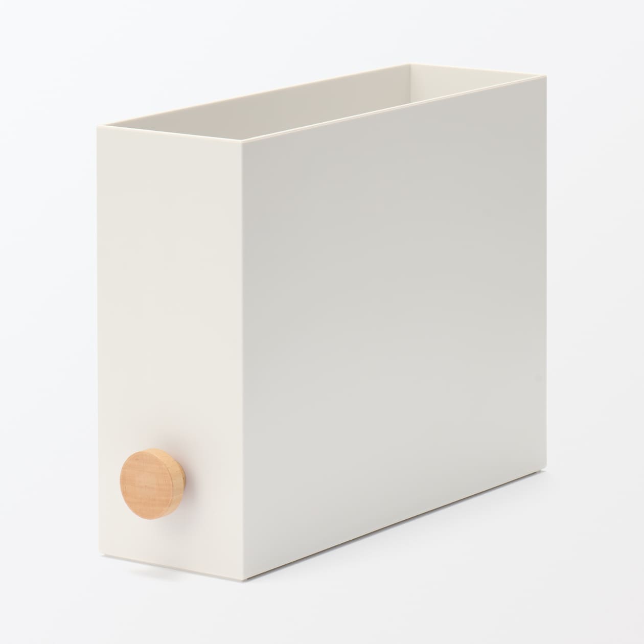 引き出しやすくなる　つまみ　丸型　ファイルボックス用