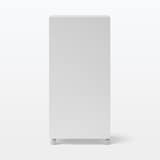 再生ポリプロピレン入り　収納ストッカー　キャスター付２　ホワイトグレー