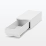 再生ポリプロピレン入り　収納ストッカー　追加用　小　ホワイトグレー