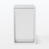 再生ポリプロピレン入り　収納ストッカー　追加用　大　ホワイトグレー