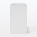 再生ポリプロピレン入り　収納ストッカー　追加用　大　ホワイトグレー