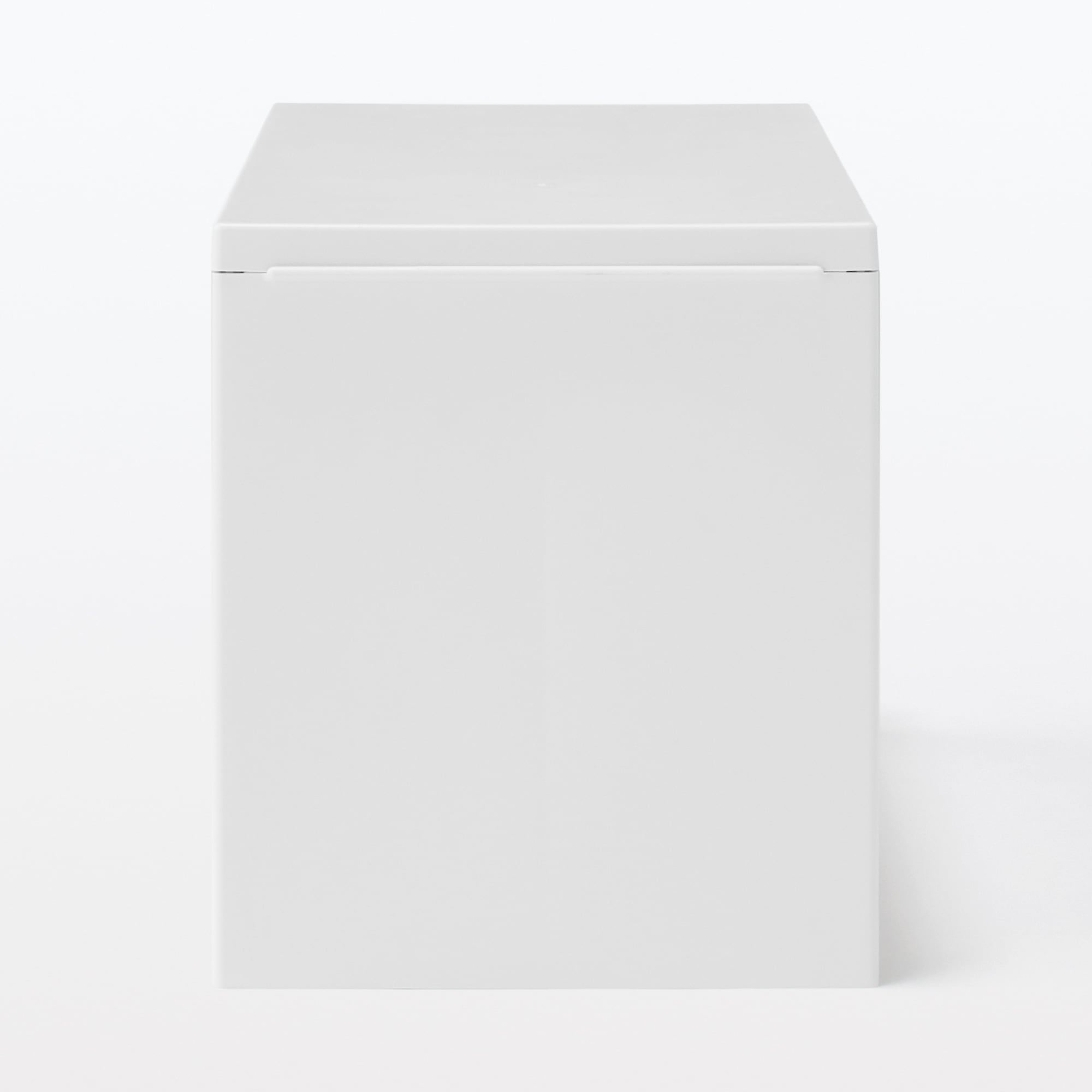 再生ポリプロピレン入り　収納ストッカー　追加用　中　ホワイトグレー