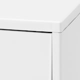 再生ポリプロピレン入り　収納ストッカー　追加用　中　ホワイトグレー