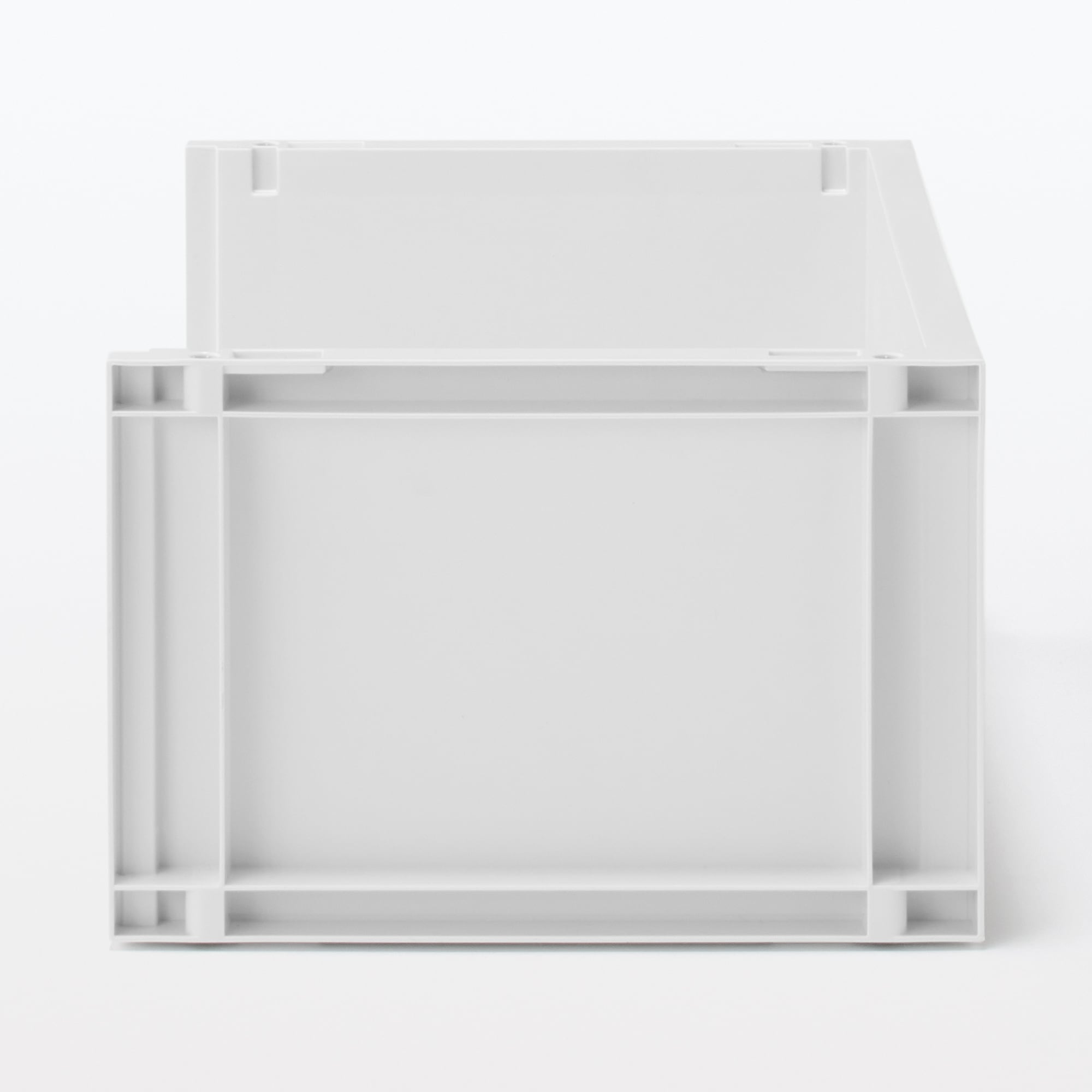 再生ポリプロピレン入り 収納ラック 中 ホワイトグレー | 無印良品