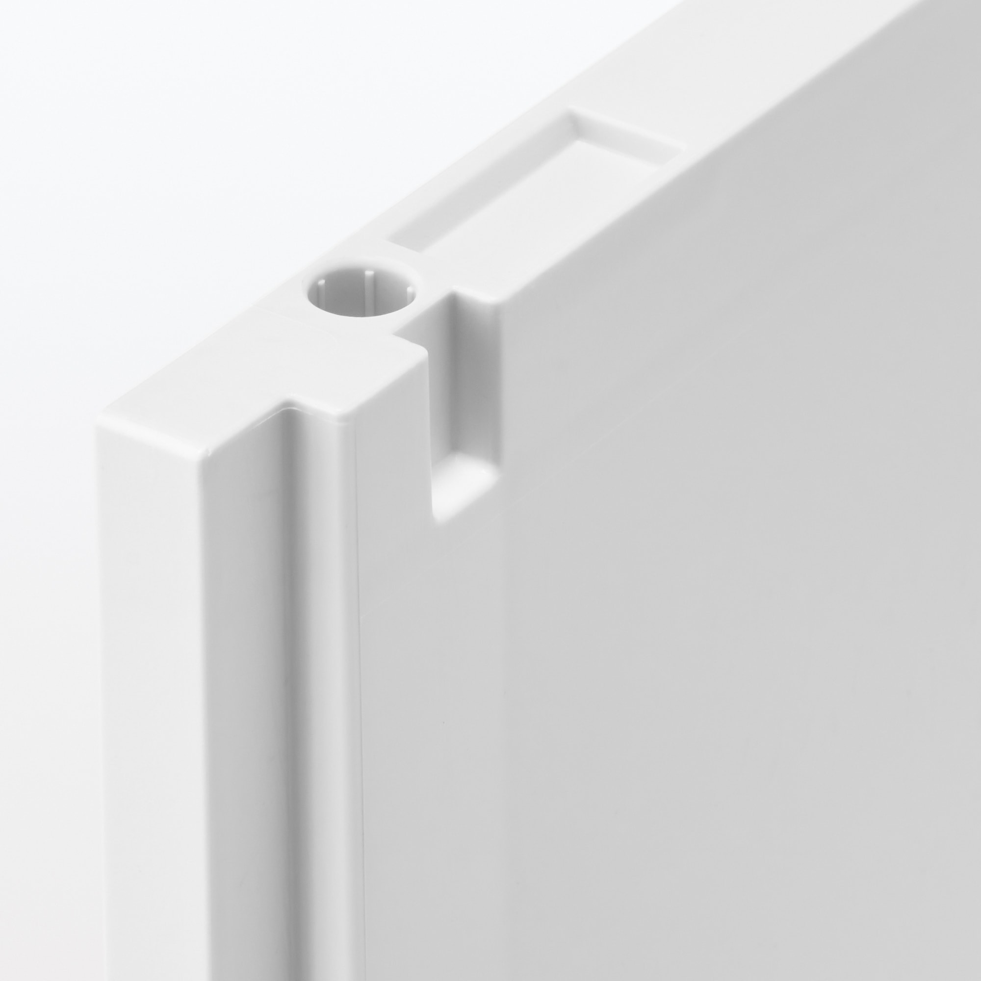 再生ポリプロピレン入り　収納ラック　中　ホワイトグレー