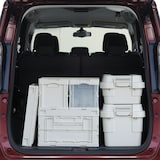 再生ポリプロピレン入り　頑丈収納ボックス　大　浅型　ホワイトグレー