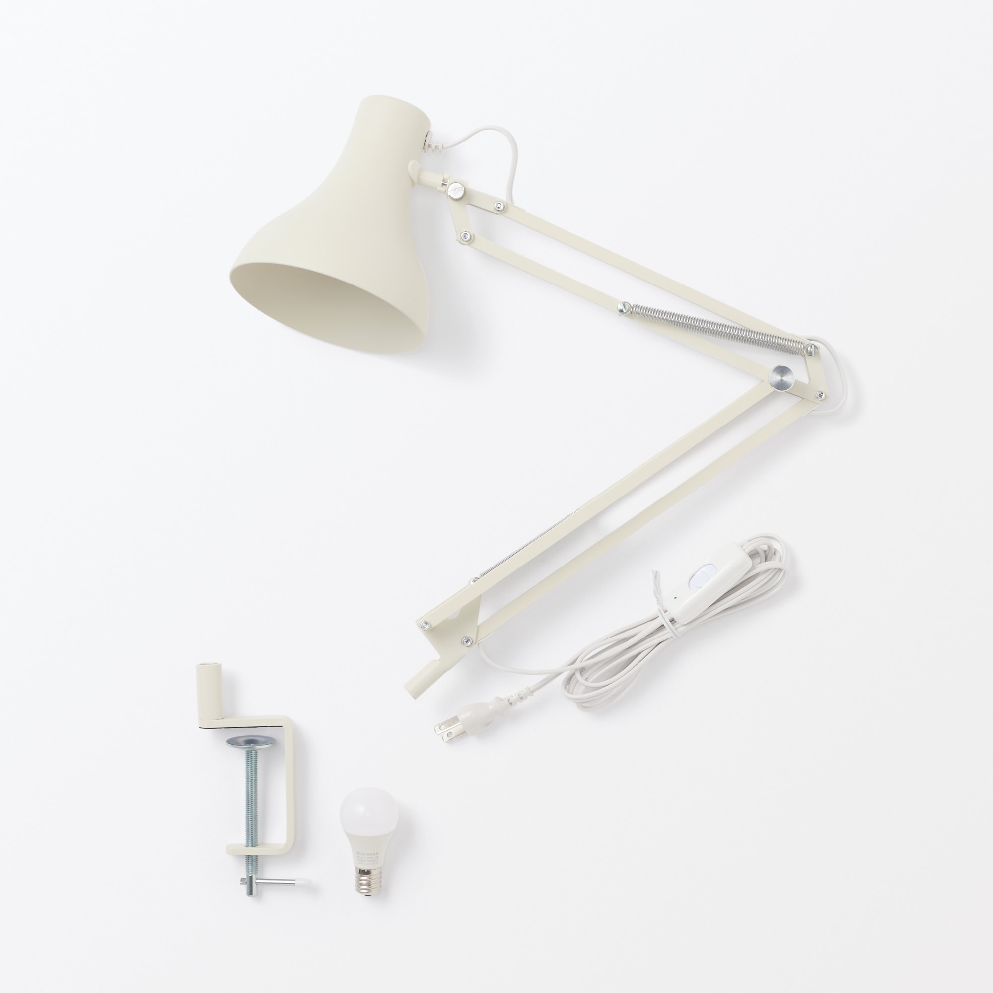 ＬＥＤアルミアームライト　クランプ付