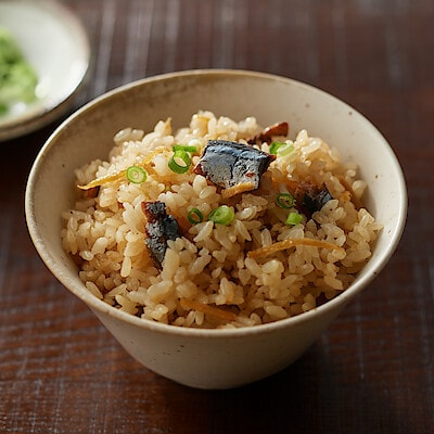 【８月上旬発売予定】炊き込みごはんの素　秋刀魚と生姜のごはん　９７ｇ（お米２合用２～３人前）