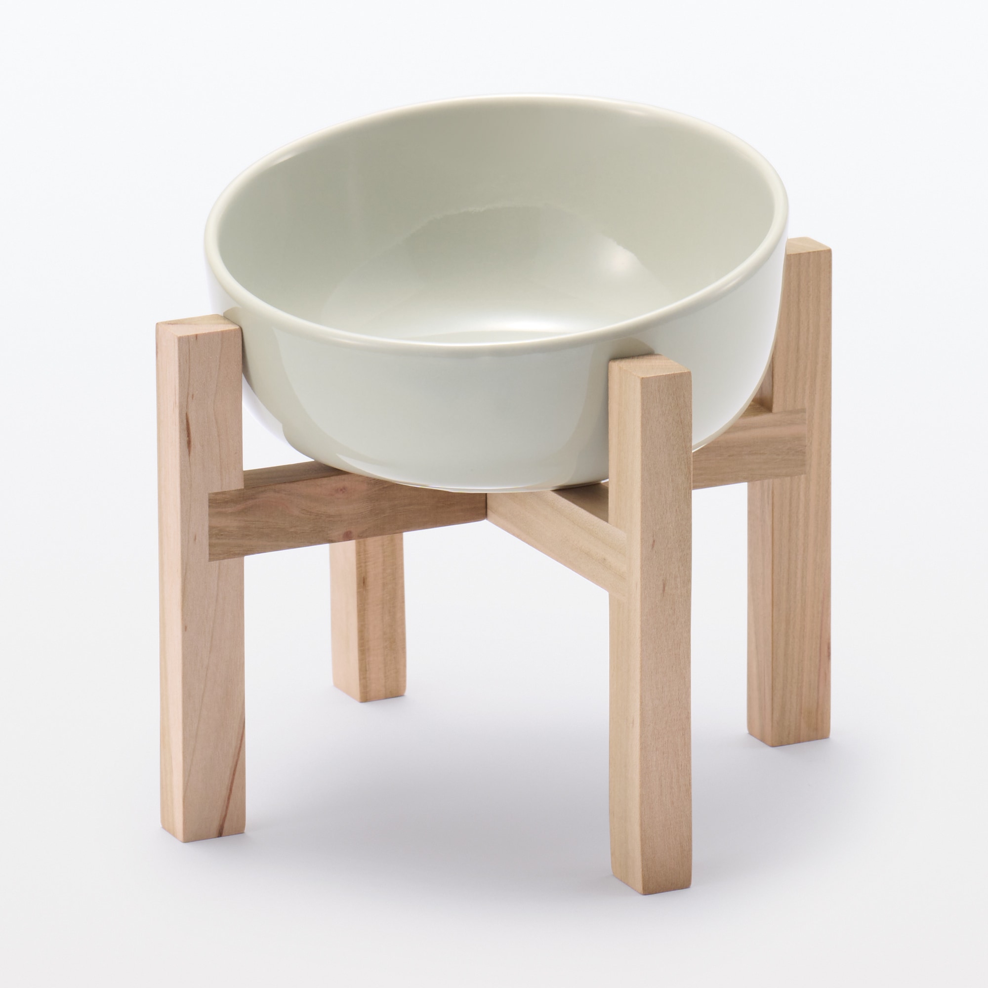 磁器　ペット用フードボウル　小