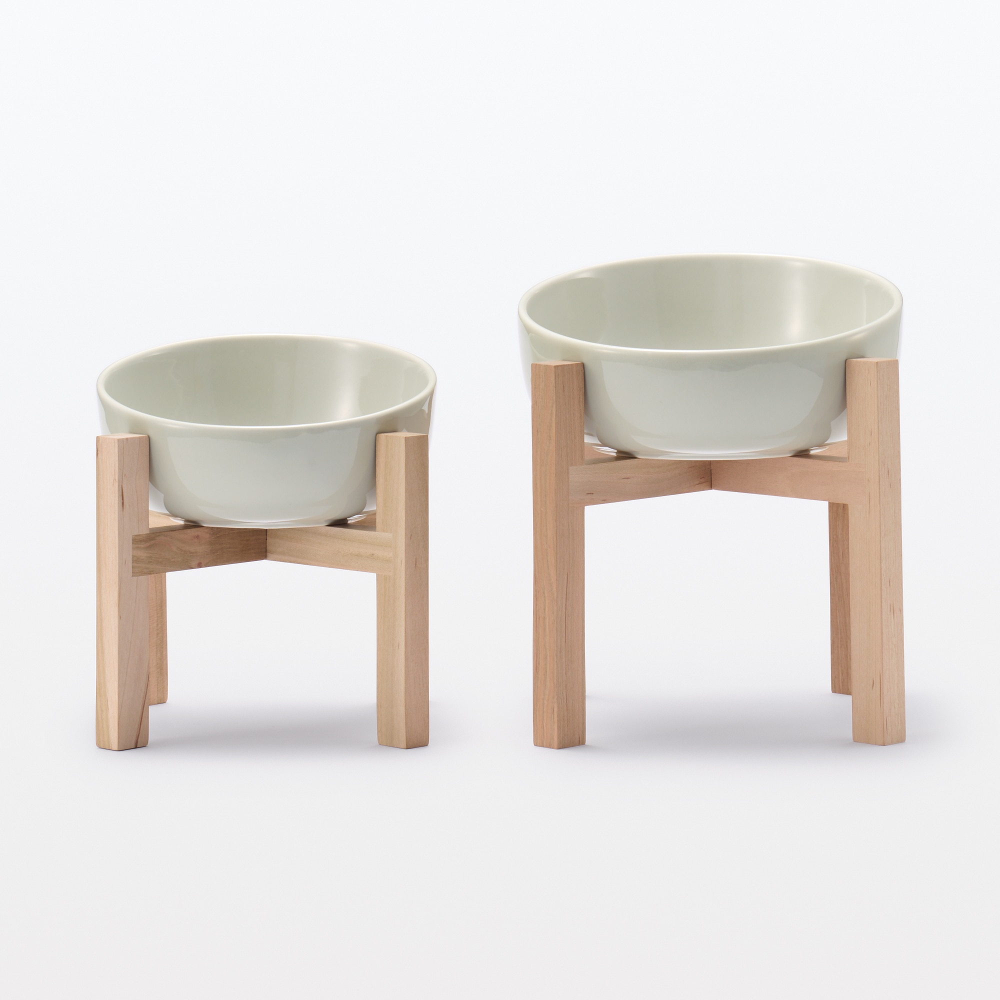 磁器　ペット用フードボウル　小