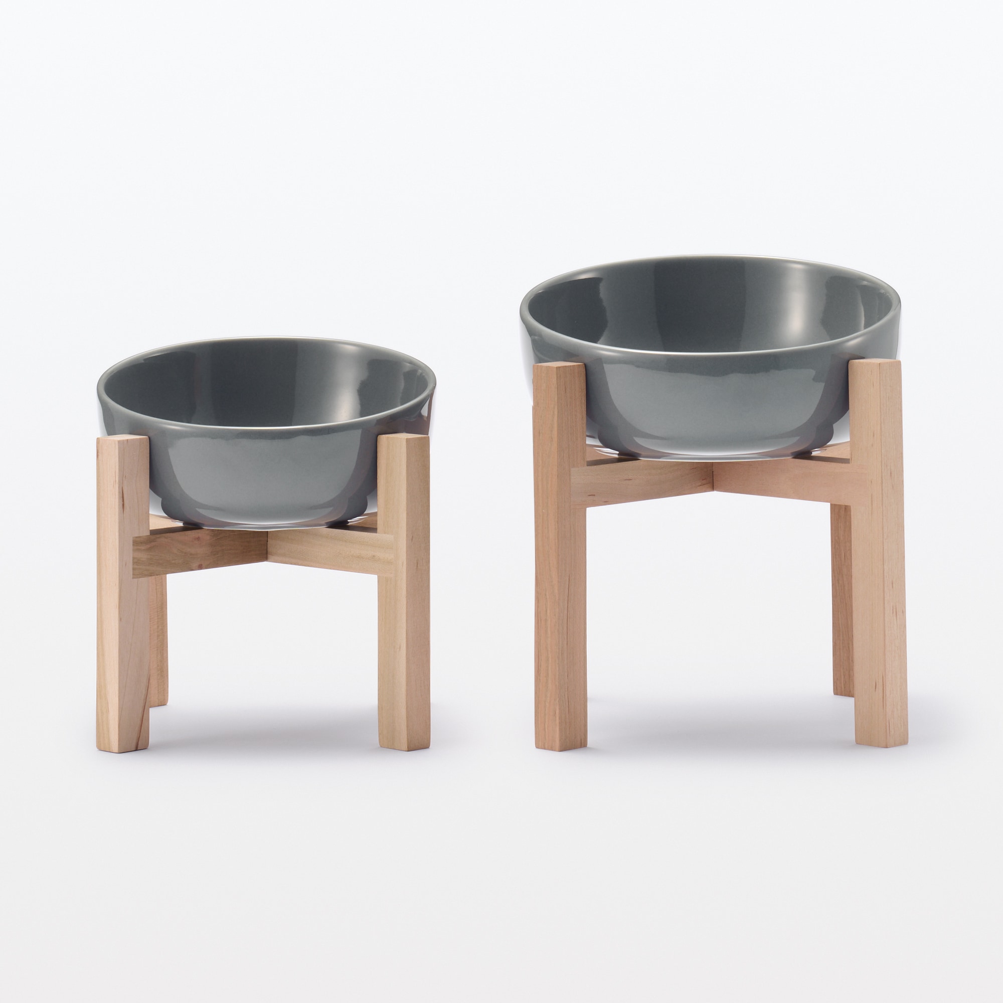 磁器　ペット用フードボウル　小