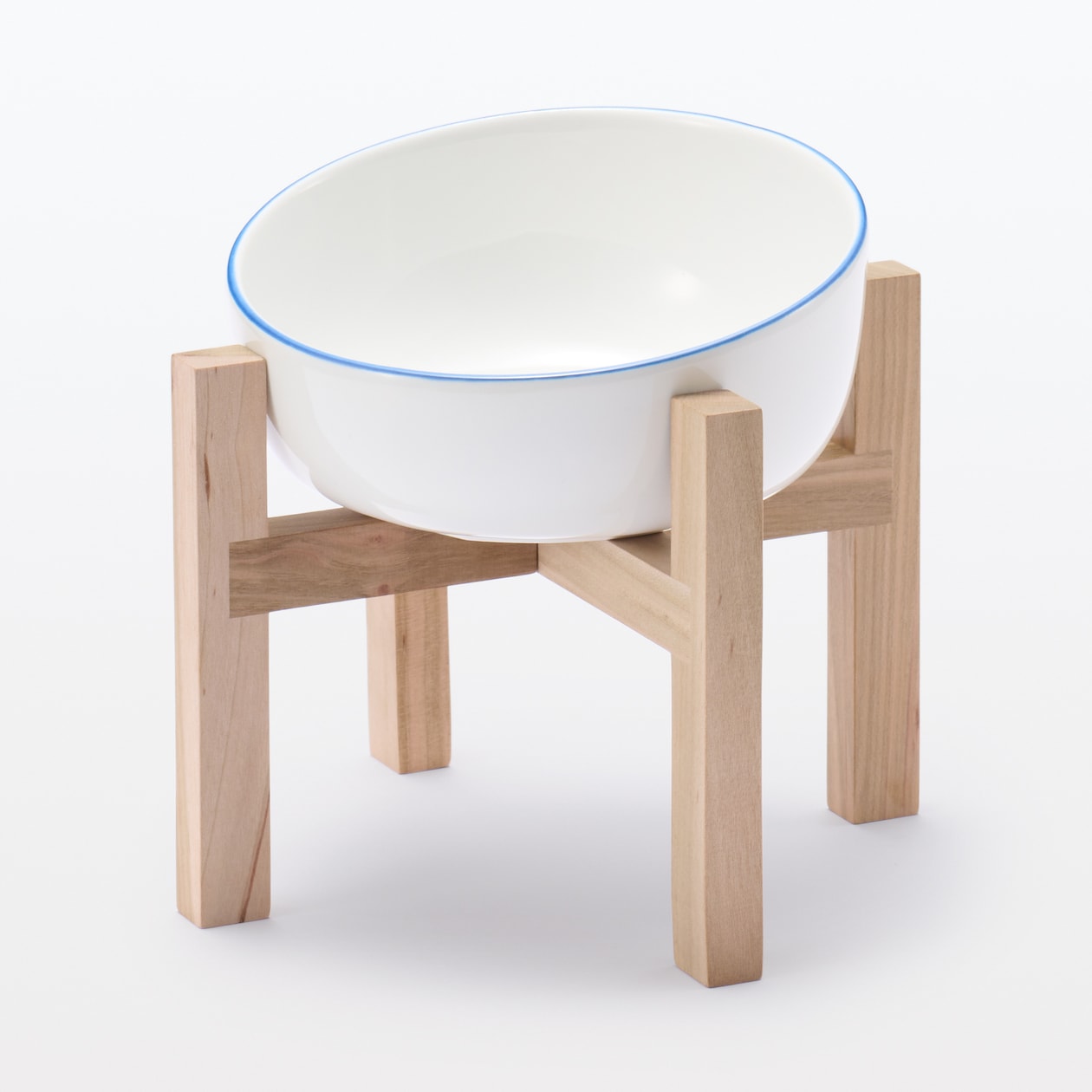 磁器　ペット用フードボウル　小