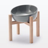 磁器　ペット用フードボウル　大