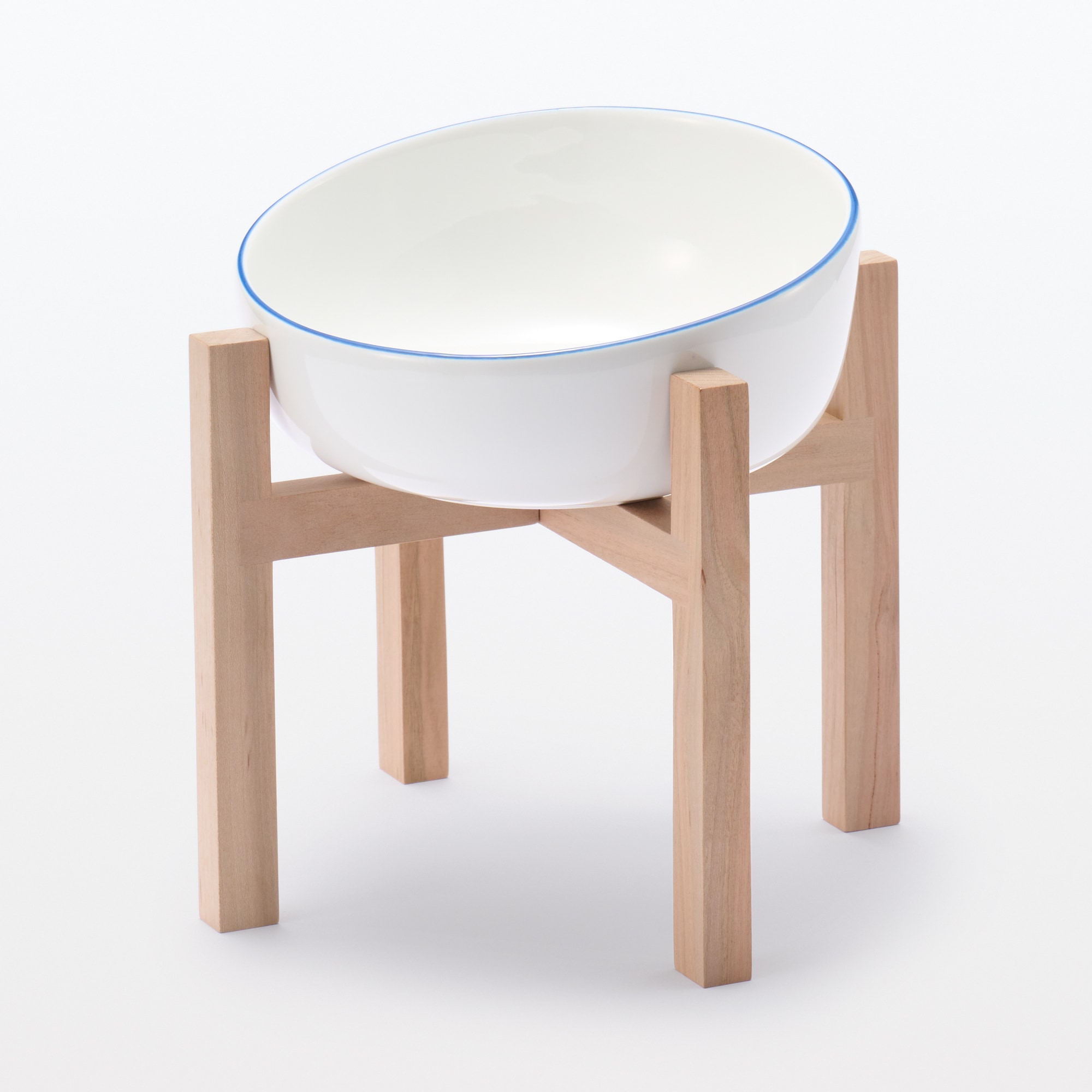 磁器　ペット用フードボウル　大