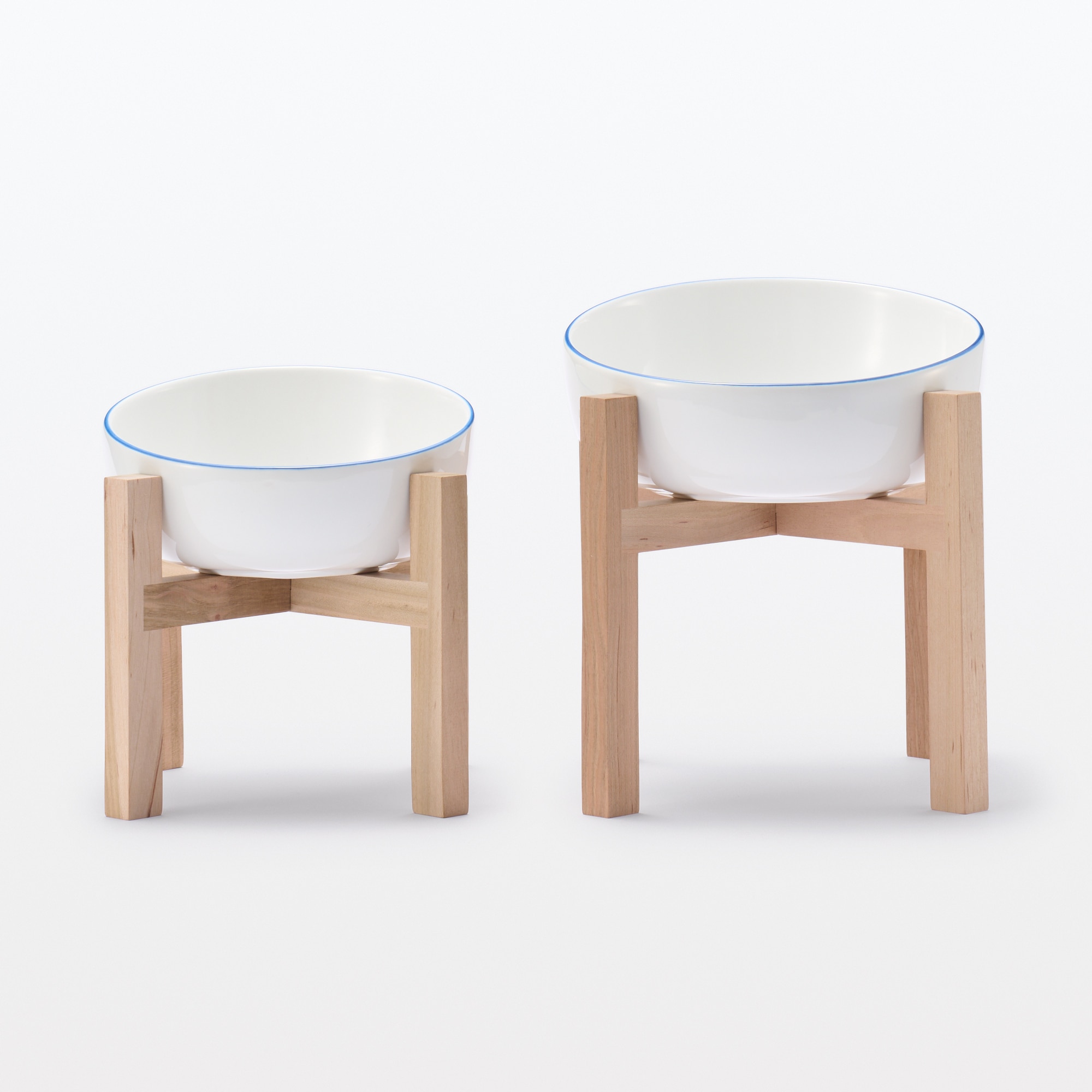 磁器　ペット用フードボウル　大