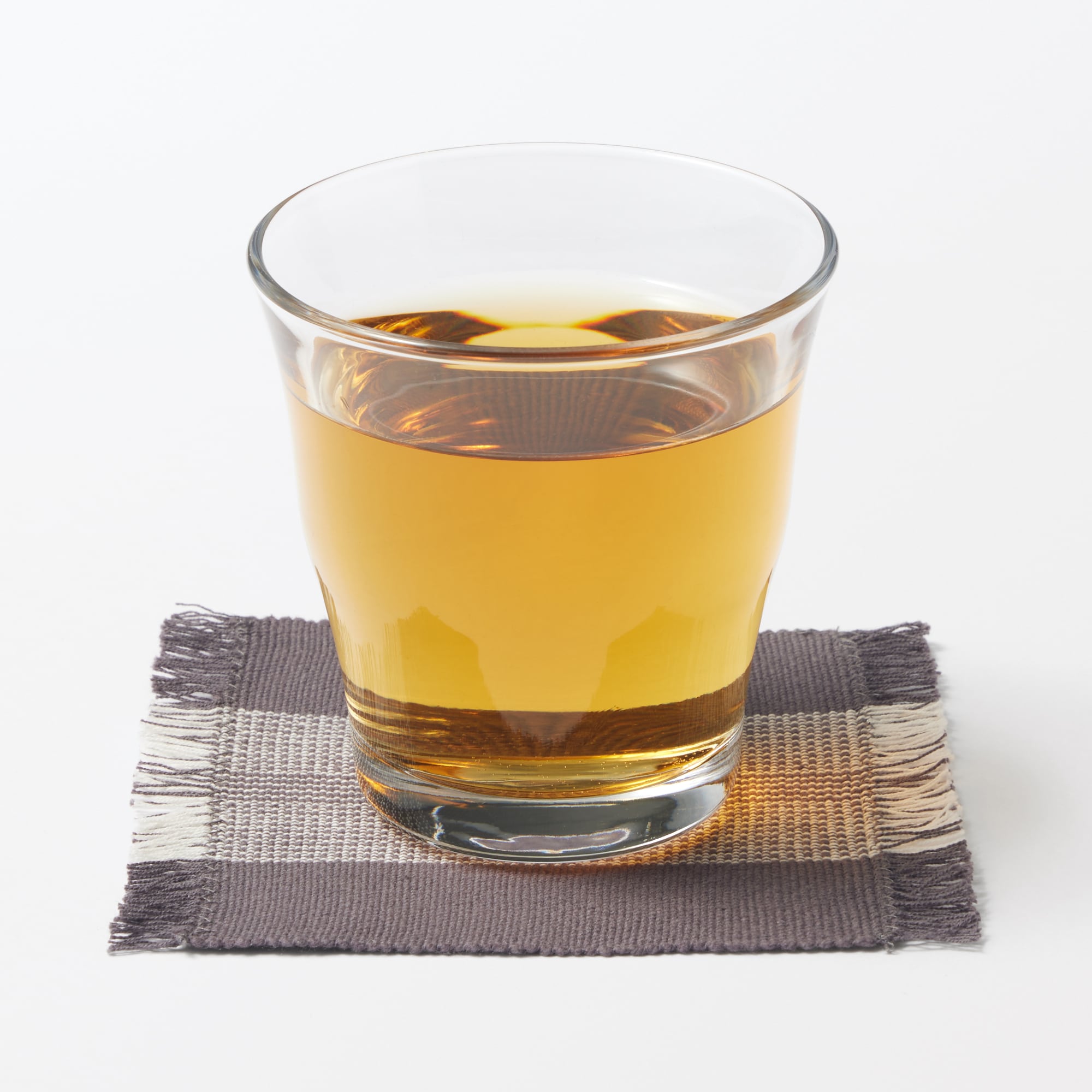 インド綿あぜ織　コースター／フリンジ